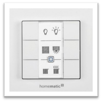 HMIP-WRC6 6-Tasten-Wandtaster